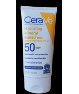 CeraVe Body Hydrating Mineral Sunscreen Lotion Broad Spectrum SPF 50 (5 ... - $220.89 MXN