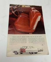 1964 Vintage Stampa Ad Auto Cadillac Rivenditore Inviti You Be Suo Ospit... - £32.21 GBP