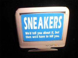 Sneakers 1992 Movie Pin Back Button 2inch Squared - $7.00