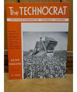 The TECNOCRAT, Publication of Tecnocracy Inc. Los Angeles, CA  No 199 Se... - $33.93