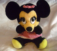 10&quot; Vintage Minnie Mouse Dakin Disney World Stuffed Animal Plush Toy Rare Htf - £15.18 GBP