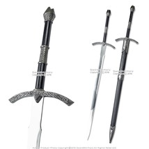 38” Two Handed Medieval Knight Long Sword Bastard Crusader Costume Theater Fair - £30.99 GBP