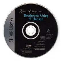 Zane: Great Composers: Beethoven, Grieg &amp; Hanson (Win/Mac) - NEW CD in SLEEVE - £3.20 GBP