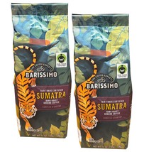 2 PACKS BARISSIMO SUMATRA DARK ROAST GROUND COFFEE 12-0Z BAG - $26.80
