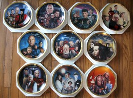 Star Trek The Next Generation The Episodes 10 plate collection.. - £223.81 GBP