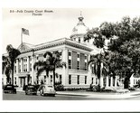 Vtg Cartolina 1940s RPPC Bartow Florida Fl - Polk Contea Tribunale Casa Unp - £16.29 GBP