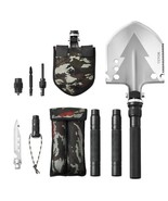 Survival Shovel 11 in 1 Camping Shovel Folding Multitool Portable Compact - $50.67 CAD