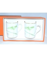Hermes Nile Mug Cup Set of 2 Porcelain Nil tableware coffee NEW - £446.59 GBP