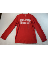Saint Josephs University Fanatics T Shirt Mens Small Red 100% Cotton Lon... - £17.36 GBP
