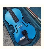 Violin 4/4 Handmade blue stringed instrument - €310,17 EUR