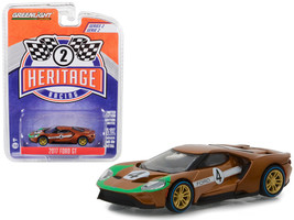 2017 Ford Gt #4 Tribute To 1966 Ford Gt40 Mk Ii Brown \Ford Racing Heritage&quot; Se - £15.99 GBP