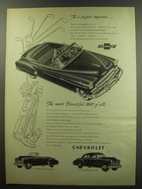 1949 Chevrolet Ad - Styleline De Luxe Convertible, Special Sport Coupe  - $18.49