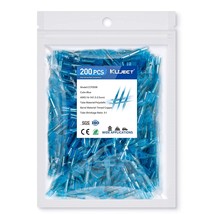 Kuject 200 Pcs. Heat Shrink Butt Connectors 16-14 Awg, Insulated Waterproof - $29.92