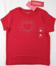 NWT Gymboree Girl&#39;s Red Rhinestone Valentine&#39;s Day Top, Full of Heart, 5 - £9.24 GBP