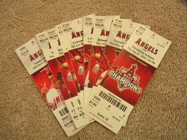 MLB 2010 California Angels Full Unused Ticket Stubs $3.99 Each! - £3.17 GBP