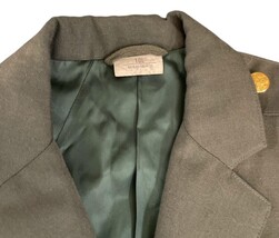 Vintage 1980s U.S. Army Women’s Class A Uniform Jacket 10L Tailored Blazer XS image 9