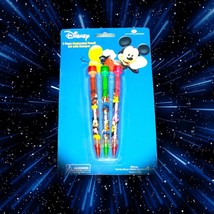 Vintage Disney 3 Pack Mechanical Pencil Mickey Minnie Goofy Red Pink Green NEW - £15.22 GBP