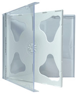 STANDARD White Double CD Jewel Case - $352.79 MXN+