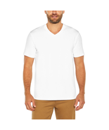Banana Republic Men&#39;s V-Neck Tee, 3-pack Cotton Stretch Tagless - $27.49
