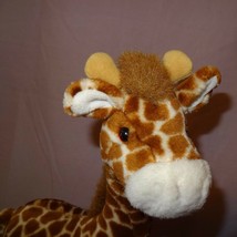 Giraffe Plush Stuffed Animal 14&quot; Brown Tan Free Standing Creation 1994 - £19.92 GBP