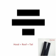  Racing Stripes Car Hood Roof Tail Decor Sticker For -WRX Auto Body Whol... - £63.33 GBP