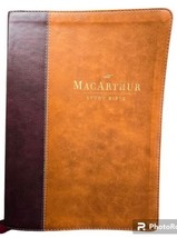 Esv , MacArthur Study Bible, 2nd Edition, Leathersoft, Brown, Thumb Indexed - £26.52 GBP