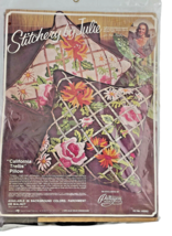 Paragon Embroidery California Trellis Pillow Julie Eisenhower A5003 - $31.14