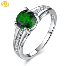 Stock Clearance Natural Chrome Diopside Sterling Silver Rings 1.3 Carats Genuine - £42.09 GBP