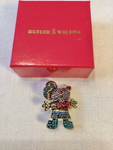 BUTLER &amp; WILSON Multi Coloured Crystal Mouse Brooch Pin BNIB - £31.74 GBP