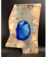Satterfield Pottery, Oxford Mississippi, Trinket Tray Shaped Like State ... - $60.00