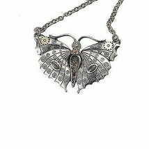 Ebros Steampunk Butterfly Necklace Lead Free Metal 24&quot;L Chain Length Jew... - £15.12 GBP