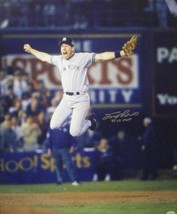 Scott Brosius signed New York Yankees 16x20 Photo 98 WS MVP jumping - £62.80 GBP