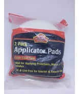 NEW! 2-Pack DETAILER&#39;S CHOICE 4.5&quot; WAX &amp; PROTECTANT APPLICATOR PADS, 9-28 - £6.10 GBP