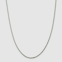 REAL Solid Sterling Silver 1.25 mm 18 inch Box Chain - £36.01 GBP
