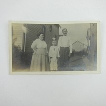 Photograph Man Woman &amp; Girl Henry Rosa Gladys Raman Darke Co Ohio Antique 1910s - $19.99