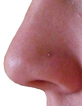 Tiny Nose Stud Genuine 925 Silver 1mm Ball 22g (0.6mm) 6mm Post Ball Ended Stud - £3.55 GBP