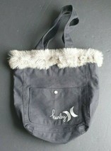 Hurley Tote Book Bag Faux Fur  - $18.99