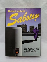 German Edition Robert Abbott Sabotage Board Game Complete - £28.39 GBP