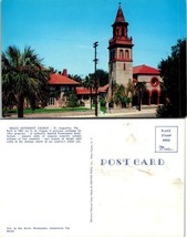 Florida St. Augustine Grace Methodist Church Sea Shells in Walls VTG Postcard - $9.40