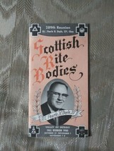 Vintage Scottish Rite Bodies Valley Of Detroit Fall Reunion 1980 Booklet... - $29.69