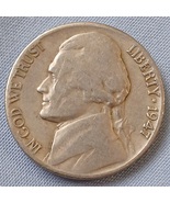 US 1947 D Jefferson Nickel - Denver Issue - Nice Better Circulated Colle... - $5.14 CAD