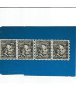 FOUR (4) LINCOLN 4 CENT BLACK US STAMPS-UNUSED-MINT - £43.90 GBP