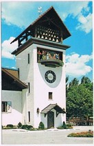 Postcard Frankenmuth Bavarian Inn Glockenspiel Tower Frankenmuth Michigan - £3.05 GBP