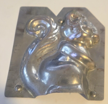 Vintage Metal Chocolate Squirrel  Single Side Mold #360 - $12.37