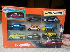 Matchbox Mattel Gift Pack Collectible Set 9 Cars Metal Parts Assortment ... - £12.19 GBP