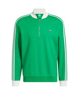 adidas Men&#39;s Originals Golf 3-Stripe Green 1/4 Zip Pullover Sweatshirt S... - $140.18 CAD
