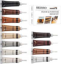 SEISSO 12 Colors Furniture Wood Floor Repair Kit, Furniture Touch up Kit... - £16.67 GBP