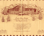 Lee&#39;s Tronco Lodge St.Nuvola Minnesota Mn 1939 Carta Tovaglietta - $39.89