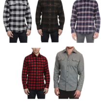 Jachs Men’s Long Sleeve  Flannel Shirt  - £12.77 GBP