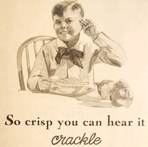 1929 Kelloggs Rice Krispies Cereal Advertisement Breakfast Foods Vintage... - $18.07 CAD